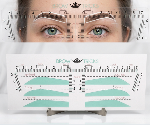 BrowTricks Symmetry Rulers (20 pack)